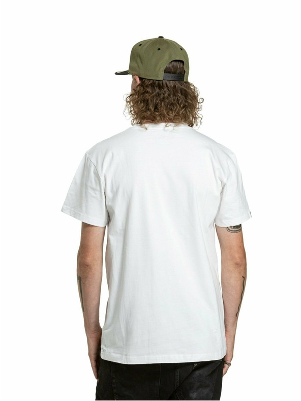 Meatfly Meatfly pánske tričko Fullface White | Biela | Veľkosť