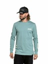 Meatfly Meatfly pánske tričko s dlhým rukávom Appex Dusty Mint
