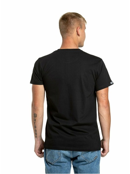 Meatfly Meatfly pánske tričko Sign Black | Čierna | Veľkosť