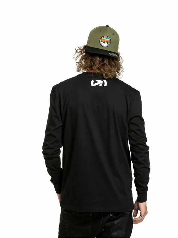 Meatfly Meatfly pánske tričko s dlhým rukávom Judgement White Arrow/Black | Biela | Veľkosť