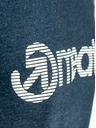 Meatfly Meatfly pánske tričko Striped Logo Navy Heather | Modrá | Veľkosť