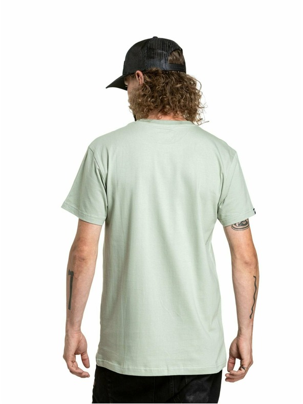 Meatfly Meatfly pánske tričko Fullface Mossy Green | Zelená | Veľkosť