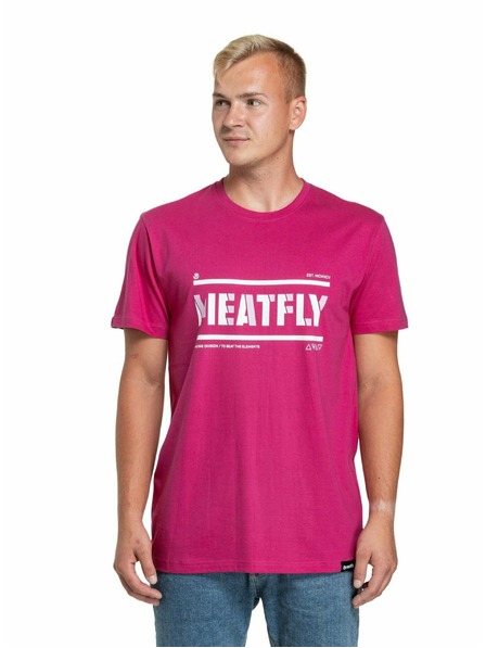 Meatfly Meatfly pánske tričko Rele Magenta | Ružová | Veľkosť