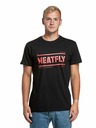 Meatfly Meatfly pánske tričko Rele Black | Čierna | Veľkosť