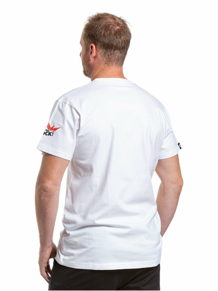 Meatfly Meatfly pánske tričko Big Shock Gameon White | Biela | Veľkosť