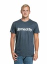 Meatfly Meatfly balenie pánskych tričiek MF Logo Multipack Charcoal Heather/Olive/Navy Heather | Sivá