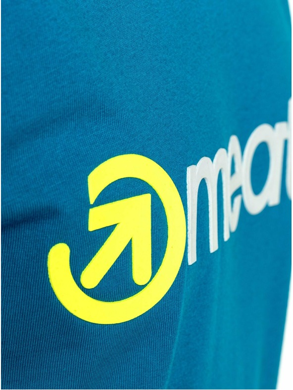 Meatfly Meatfly pánske tričko Joe Lime/Funky Blue