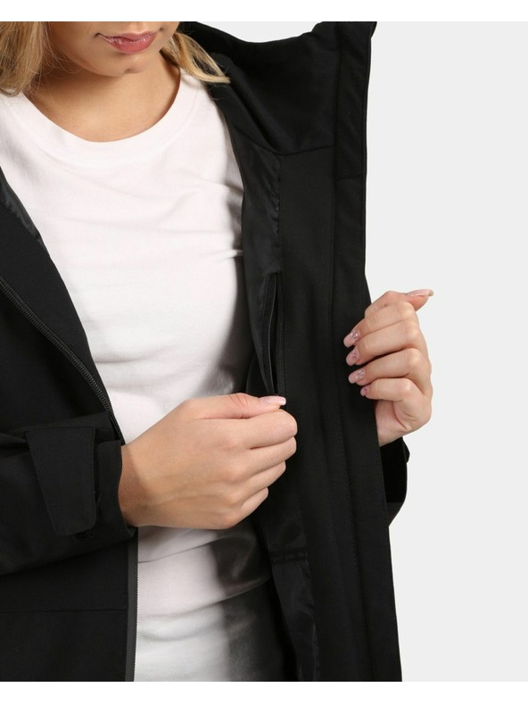 Kilpi Dámsky outdoorový kabát Kilpi AYRA Čierna