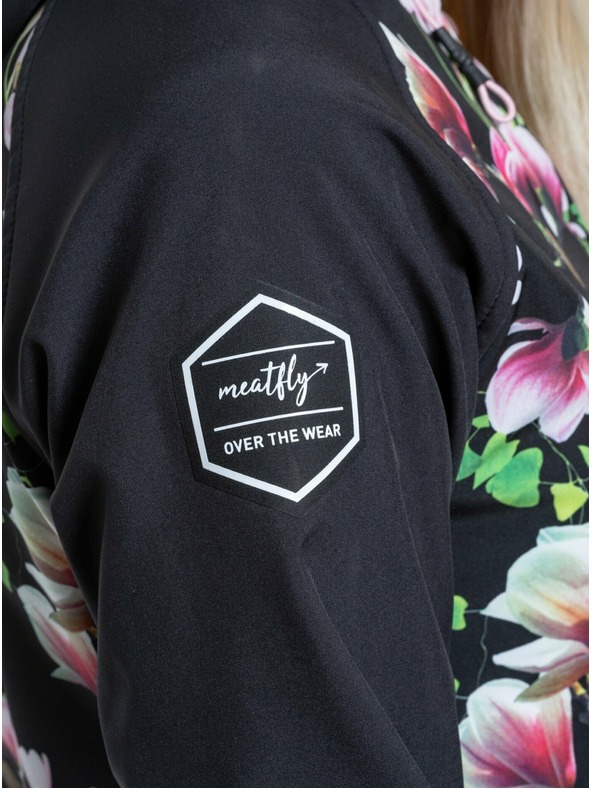 Meatfly Meatfly dámska softshell bunda Zaja Magnolia | Čierna | Veľkosť