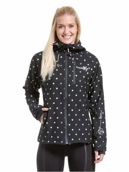 Meatfly Meatfly dámska softshell bunda Zaja Dots Black | Čierna | Veľkosť