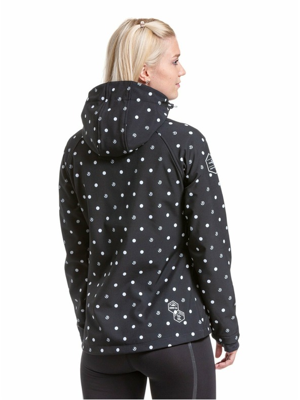 Meatfly Meatfly dámska softshell bunda Zaja Dots Black | Čierna | Veľkosť