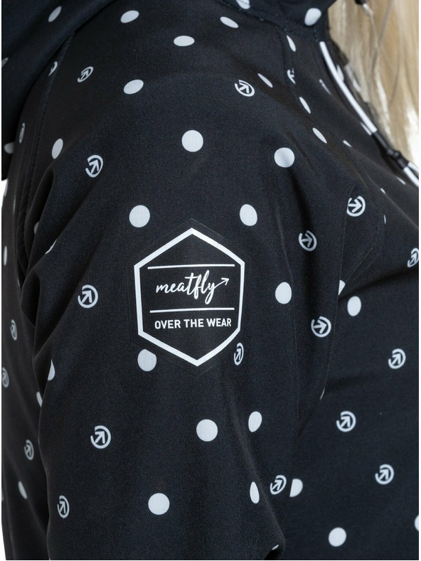 Meatfly Meatfly dámska softshell bunda Zaja Dots Black | Čierna | Veľkosť