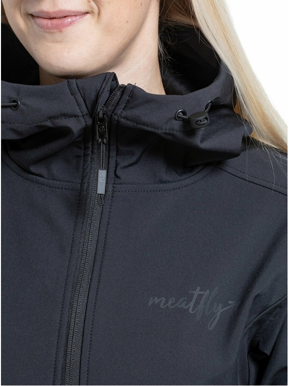 Meatfly Meatfly dámsky softshell kabát Thea Black | Čierna | Veľkosť