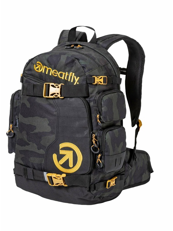 Meatfly Meatfly batoh Wanderer Rampage Maskáč/Hnedý 28 L | Maskáč | Objem 28 L