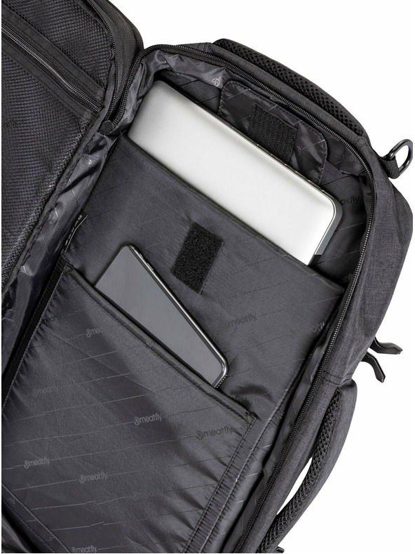 Meatfly Meatfly batoh Riley Uhľovo Šedý 28 L | Šedá | Objem 28 L