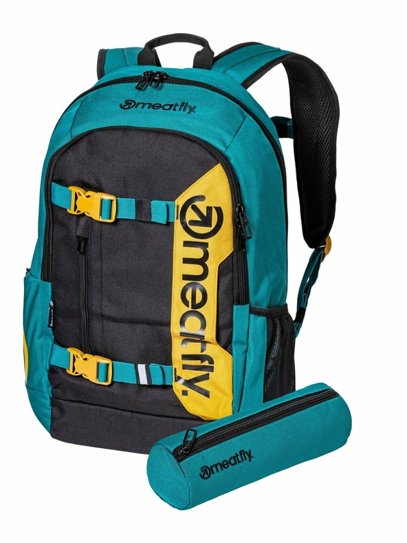 Meatfly Meatfly batoh Basejumper Tmavý Nefrit/Čierna 22 L