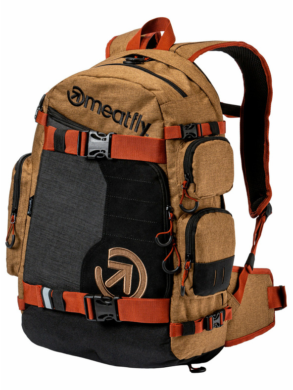 Meatfly Meatfly batoh Wanderer Latte Heather/Charcoal Heather 28 L | Hnedá | Objem 28 L