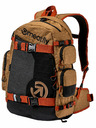 Meatfly Meatfly batoh Wanderer Latte Heather/Charcoal Heather 28 L | Hnedá | Objem 28 L