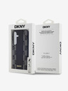 DKNY DKNY PU Kožený Károvaný Vzor Magsafe Zadný Kryt pre Samsung Galaxy S24+ Black