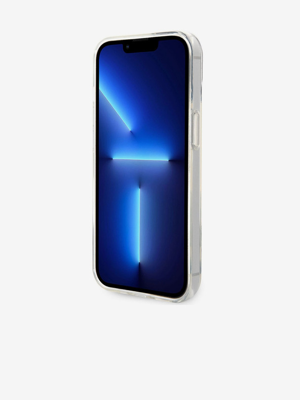Karl Lagerfeld Karl Lagerfeld Choupette Logo Zadný Kryt pre iPhone 14 Plus Transparent