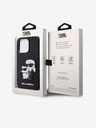 Karl Lagerfeld PU Saffiano Karl and Choupette NFT Zadný Kryt pre iPhone 14 Pro Max Black Karl Lagerfeld