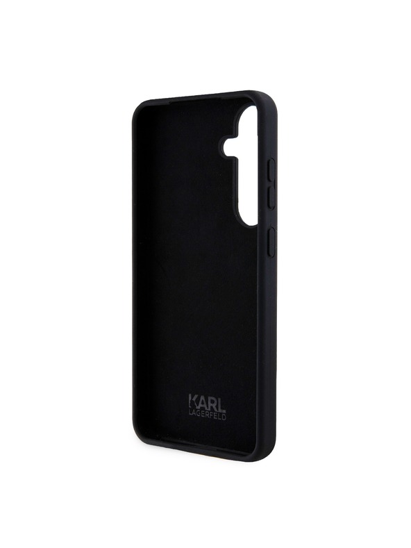 Karl Lagerfeld Karl Lagerfeld Liquid Silicone Choupette NFT Zadný Kryt pre Samsung Galaxy S24+ Black