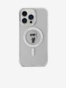 Karl Lagerfeld Karl Lagerfeld IML Ikonik MagSafe Zadný Kryt pre iPhone 15 Pro Max Transparent