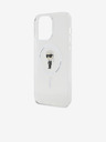 Karl Lagerfeld Karl Lagerfeld IML Ikonik MagSafe Zadný Kryt pre iPhone 15 Pro Max Transparent