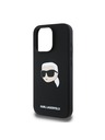 Karl Lagerfeld Karl Lagerfeld Liquid Silicone Karl Head MagSafe Zadný Kryt pre iPhone 16 Pro Black