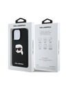 Karl Lagerfeld Karl Lagerfeld Liquid Silicone Karl Head MagSafe Zadný Kryt pre iPhone 16 Pro Black