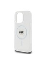 Karl Lagerfeld Karl Lagerfeld IML Karl Head Metal Frame MagSafe Zadný Kryt pre iPhone 16 Pro Transparent