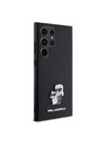 Karl Lagerfeld Karl Lagerfeld PU Saffiano Kov Karl and Choupette Zadný kryt pre Samsung Galaxy S24 Ultra Čierny