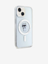 Karl Lagerfeld Karl Lagerfeld IML Choupette MagSafe Zadný kryt pre iPhone 15 Priehľadný