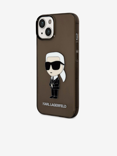 Karl Lagerfeld Karl Lagerfeld IML Ikonický NFT Zadný kryt pre iPhone 14 Plus Čierny