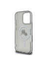 Karl Lagerfeld Karl Lagerfeld IML K&CH Hlavy Kovový rám MagSafe Zadný kryt pre iPhone 16 Pro Max Čierny