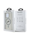 Karl Lagerfeld Karl Lagerfeld IML K&CH Hlavy Kovový rám MagSafe Zadný kryt pre iPhone 16 Pro Max Čierny