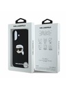 Karl Lagerfeld Karl Lagerfeld Tekutý silikón Karl Head MagSafe Zadný kryt pre iPhone 16 Čierny
