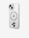 Karl Lagerfeld Karl Lagerfeld IML Karl and Choupette NFT MagSafe Zadný kryt pre iPhone 13 Priehľadný