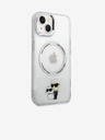Karl Lagerfeld Karl Lagerfeld IML Karl and Choupette NFT MagSafe Zadný kryt pre iPhone 13 Priehľadný