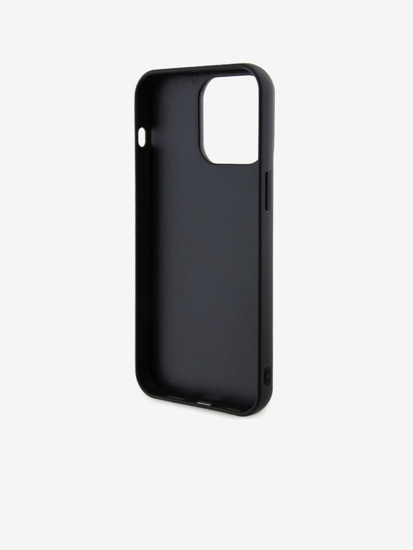 Karl Lagerfeld 3D Gumový Karl and Choupette Zadný kryt pre iPhone 15 Pro Max Čierny Karl Lagerfeld
