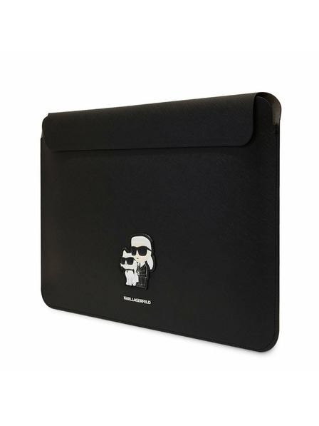 Karl Lagerfeld Karl Lagerfeld Saffiano Karl and Choupette Obal na notebook 15/16 Čierny