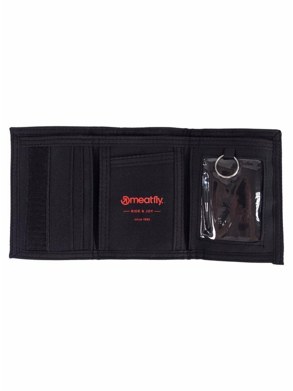 Meatfly Meatfly peňaženka Huey Morph Black | Čierna | Veľkosť