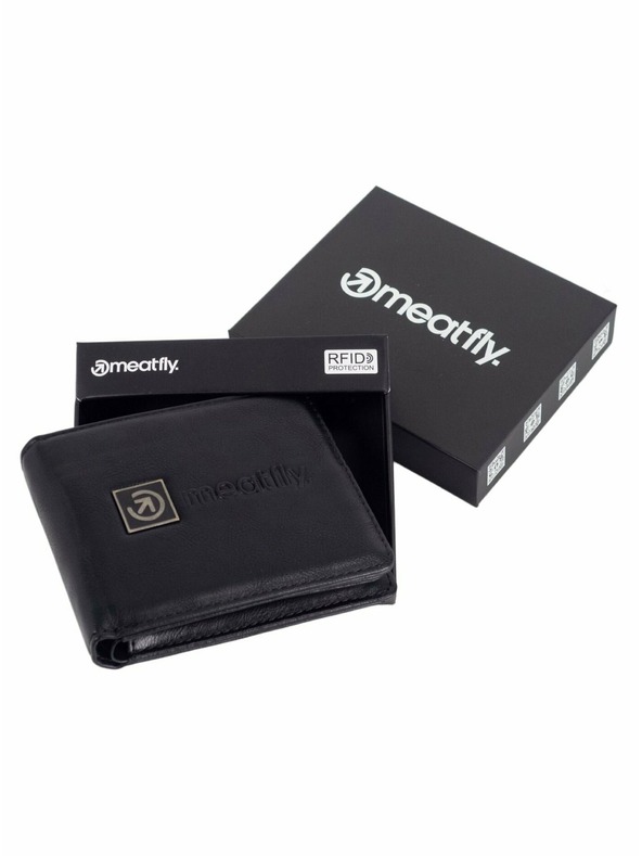 Meatfly Meatfly peňaženka Darin Black | Čierna | Veľkosť