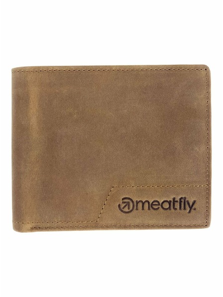 Meatfly Meatfly kožená peňaženka Eliot Premium Oak | Hnedá | Veľkosť