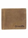 Meatfly Meatfly kožená peňaženka Eliot Premium Oak | Hnedá | Veľkosť
