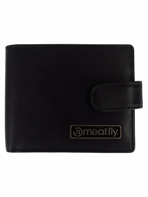 Meatfly Meatfly kožená peňaženka Nathan Premium Black | Čierna | Veľkosť