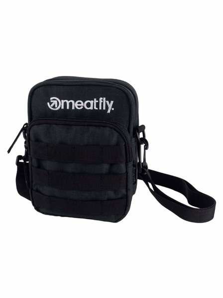 Meatfly Meatfly pánska kabelka Hardy Charcoal | Sivá | Objem 1,5 L