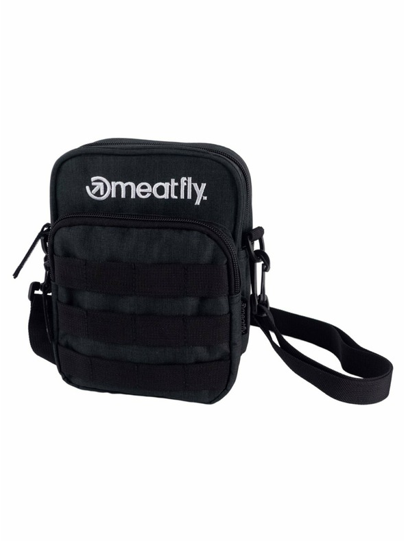 Meatfly Meatfly pánska kabelka Hardy Charcoal | Sivá | Objem 1,5 L