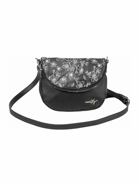 Meatfly Meatfly kabelka Shea Blossom Black | Čierna | Objem 1,5 L