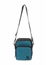Meatfly Meatfly pánska kabelka Hardy Petrol Heather | Modrá | Objem 1,5 L